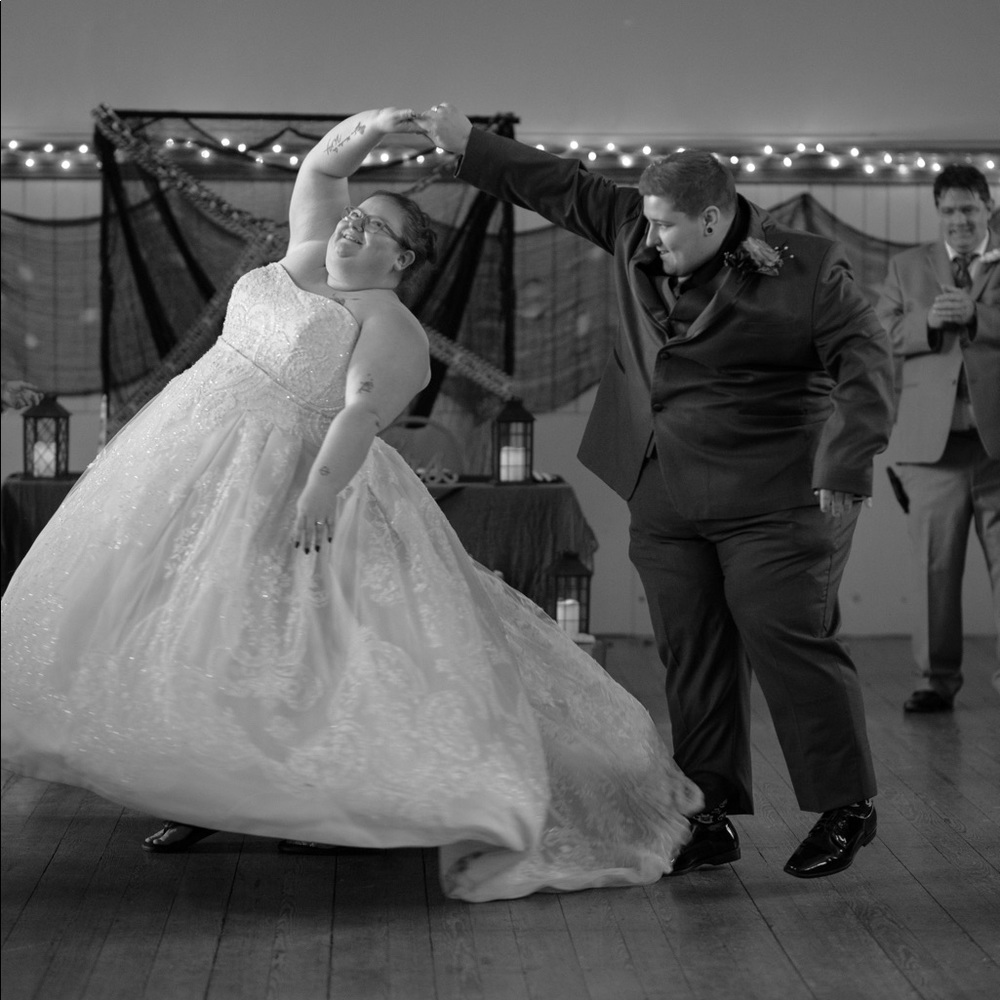 Plus size ball gown